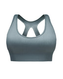 Azura Exchange Hollow-out Ribbed Racerback Yoga Camisole - L