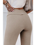 Azura Exchange Rib Knit High Waist Slit Leggings - XL