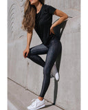 Azura Exchange Leopard Print Leggings - M