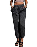 Azura Exchange Textured Drawstring Pocketed Pants - XL
