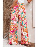 Azura Exchange Printed Wide Leg Pants - XL