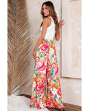 Azura Exchange Printed Wide Leg Pants - XL