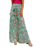 Azura Exchange Flowy Paisley Print Wide Leg Pants - L