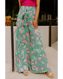 Azura Exchange Flowy Paisley Print Wide Leg Pants - L