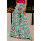 Azura Exchange Flowy Paisley Print Wide Leg Pants - M