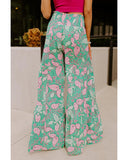 Azura Exchange Flowy Paisley Print Wide Leg Pants - XL