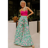 Azura Exchange Flowy Paisley Print Wide Leg Pants - XL