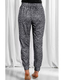 Azura Exchange Drawstring Lounge Jogger Pants with Animal Spots - S