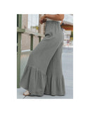 Azura Exchange High Waist Ruffled Wide-Leg Pants - L