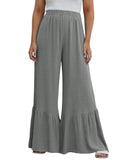 Azura Exchange High Waist Ruffled Wide-Leg Pants - L
