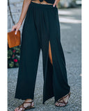 Azura Exchange Side Slit Wide Leg Pants - M