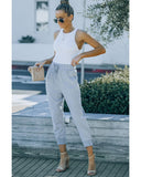 Azura Exchange Causal Pants with Pockets - M