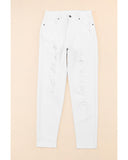 Azura Exchange High Waist Distressed Skinny Jeans - 8 US