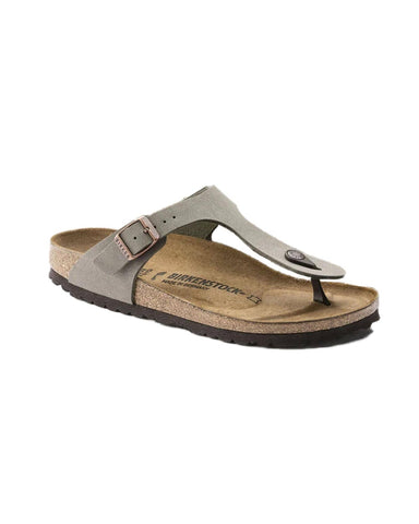 Anatomically Shaped Cork-Latex Sandals with Metal Buckle - 43 EU