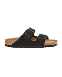 Suede Footbed Sandals with Adjustable Buckles - 37 EU