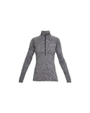 Womens Half Zip Twist Tee - S