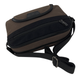 FIB Byron East West Sling Shoulder Bag Travel Adjustable Strap - Brown