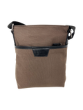 FIB Byron Canvas Sling Bag Shoulder Travel - Brown
