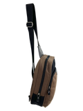 FIB Byron Sling Backpack Bag Travel w/ Single Adjustable Strap - Brown
