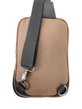 FIB Byron Sling Backpack Bag Travel w/ Single Adjustable Strap - Brown