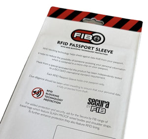 RFID Blocking Sleeve Secure Passport ID Protector Anti Thief Scan - White