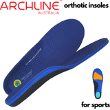 Archline Active Orthotics Full Length Arch Support Pain Relief - For Sports & Exercise - L (EU 43-44)