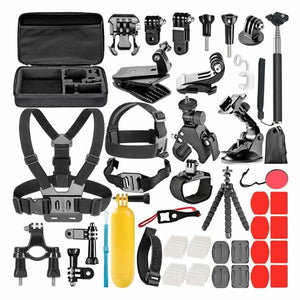 Hridz 58-in-1 Action Camera Accessories Kit for Insta360 GoPro Hero 10 9 8 7 6 5 4 3+ Max