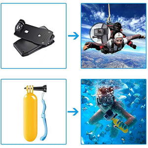 Hridz 58-in-1 Action Camera Accessories Kit for Insta360 GoPro Hero 10 9 8 7 6 5 4 3+ Max