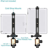 Hridz 16 to 23.5cm ABS Plastic Adjustable Holder Mount Stand for Tablet and iPad