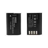 Hridz BLK22 Battery x2 with Dual charger for Panasonic DMW-BLK22 LUMIX DSLR