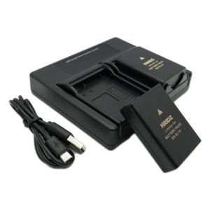 Hridz EN-EL14 Battery & Charger Set replacement of Nikon EN-EL14 Battery