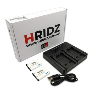 Hridz EN-EL19 Battery and Charger For Nikon Coolpix S4100 S4400 S5200 S5300