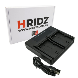 Hridz NP-FZ100 Dual Charger Pack for Sony NP-FZ100 A9 9R A9R A9S A7RIII