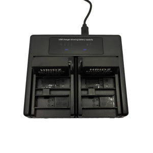 Hridz AHDBT-401 Charger for GoPro HERO4 BLACK or HERO4 SILVER Camera Battery