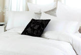 Queen Size 3pcs White Hollow Out Lace Quilt Cover Set