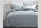 Luxton King Size Blue Fog Quilt Cover Set (3PCS)