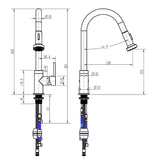 Basin Mixer Tap Faucet -Kitchen Laundry Bathroom Sink