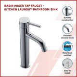Basin Mixer Tap Faucet -Kitchen Laundry Bathroom Sink