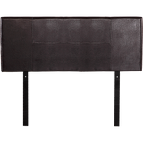 PU Leather Double Bed Headboard Bedhead - Brown