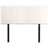 PU Leather Double Bed Headboard Bedhead - White