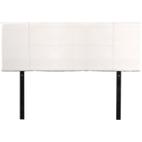 PU Leather Queen Bed Headboard Bedhead - White