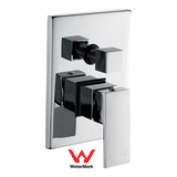 Chrome Bathroom Shower Wall Mixer Diverter w/ WaterMark