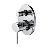 Chrome Bathroom Shower Wall Mixer Diverter w/ WaterMark