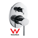 Chrome Bathroom Shower Wall Mixer Diverter w/ WaterMark