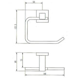 Classic Chrome Toilet Paper Holder Bathroom