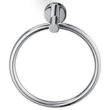 Classic Chrome Towel Bar Rail Ring Bathroom