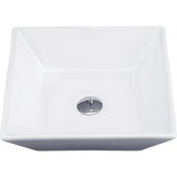 Bathroom Ceramic Rectangular Above Countertop Basin for Vanity