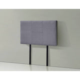 Linen Fabric Single Bed Headboard Bedhead - Grey