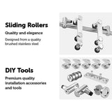 Sliding Barn Door Hardware Stainless Steel