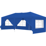 3x6m Gazebo Outdoor Marquee Tent Canopy Blue